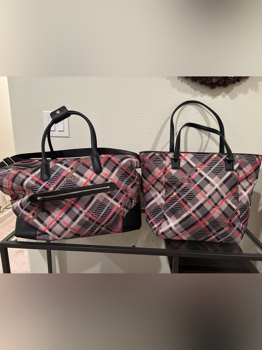 Vera Bradley s/2 travel bag set - great deal!